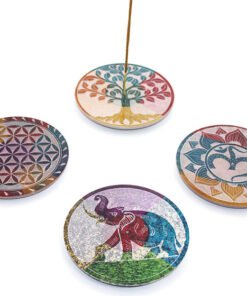 TTT Obsidian Taşı Yuvarlak Tütsülük