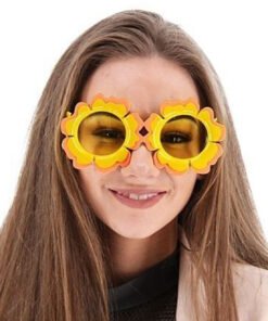 TTT Papatya Şekilli Turuncu Sarı Hawaii Parti Gözlüğü