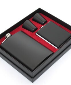 TTT Paslanmaz Çelik 2 Shot Bardak Ve Sigara Tabakalı Matara Seti