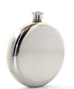 TTT Paslanmaz Çelik Yuvarlak 8 Oz Tekli Matara Çelik Renk