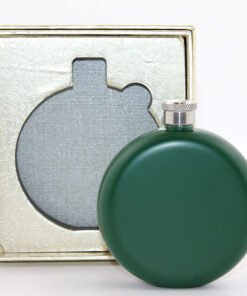 TTT Paslanmaz Çelik Yuvarlak Matara 5 Oz Yeşil Renk