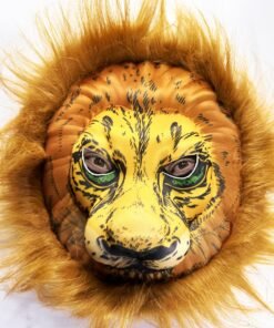 TTT Peluş Aslan Maskesi Kahverengi Yeleli Mega Peluş 33 No