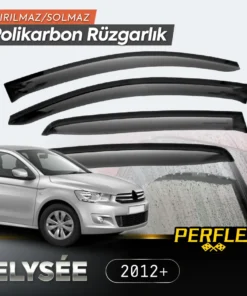 TTT Perflex Polikarbon Kırılmaz Rüzgarlık V2 Düz Citroen C-Elysee 2012+