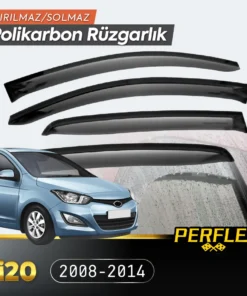TTT Perflex Polikarbon Kırılmaz Rüzgarlık V2 Düz Hyundai İ20 2008-2014