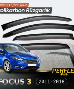 TTT Perflex Polikarbon Kırılmaz Rüzgarlık V2 Mugen Fiat Linea Mugen Ford Focus 3 2011-2018