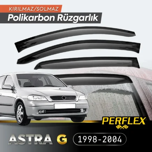 TTT Perflex Polikarbon Kırılmaz Rüzgarlık V2 Mugen OPEL ASTRA G 1998-2004