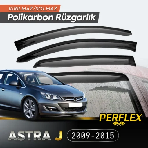 TTT Perflex Polikarbon Kırılmaz Rüzgarlık V2 Mugen  Opel Astra J (2009-2015)
