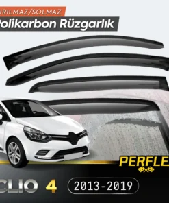 TTT Perflex Polikarbon Kırılmaz Rüzgarlık V2 Mugen Renault Clio 4 2013-2019