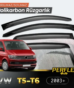 TTT Perflex Polikarbon Kırılmaz Rüzgarlık V2 Mugen VW T5/T6 4'LÜ 2003+