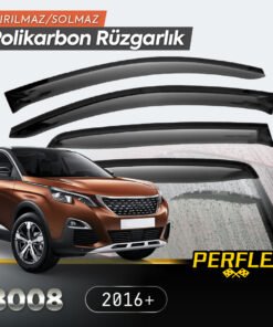 TTT Peugeot 3008 2016+ Cam Rüzgarlığı V2 Düz