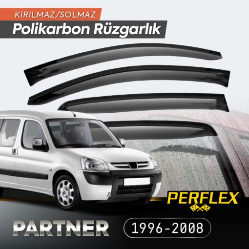 TTT Peugeot Partner 1996-2008 Cam Rüzgarlığı V2 Mugen