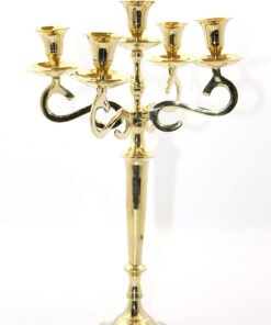 TTT Pirinç 5'li Şamdan