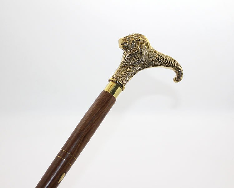 TTT Pirinç Aslan Büstü Baston Model 1