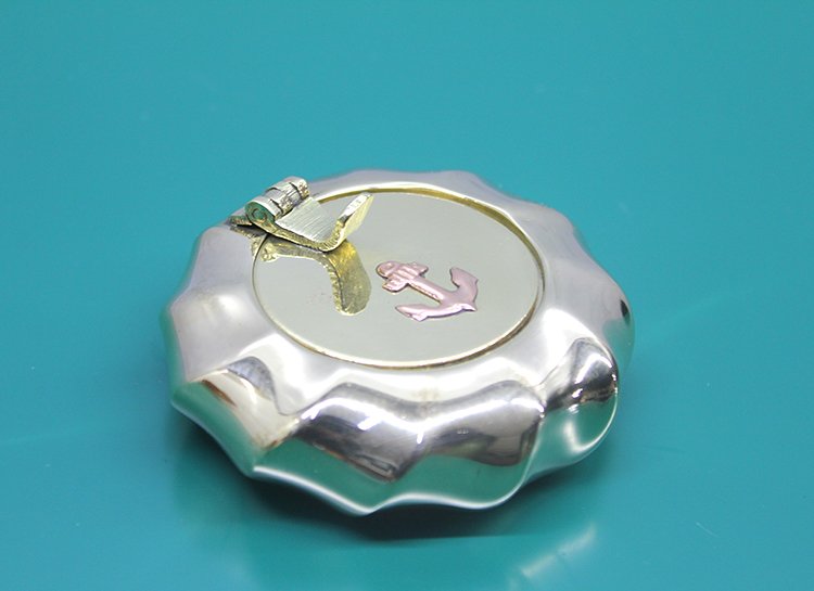 TTT Pirinç Çapalı Kapaklı Küllük 7 Cm