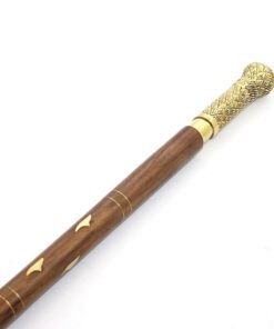 TTT Pirinç Düz Başlıklı Baston