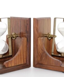 TTT Pirinç Kitap Tutacağı Kum Saati