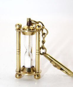 TTT Pirinç Kum Saati Anahtarlık Model 2