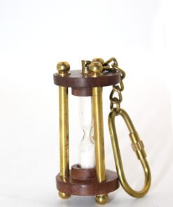 TTT Pirinç Kum Saati Anahtarlık Model 4