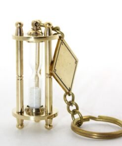 TTT Pirinç Kum Saati Anahtarlık Model 5