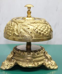 TTT Pirinç Masa Üstü Basmalı Çan