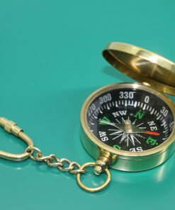 TTT Pirinç Pusula Anahtarlık Model 2