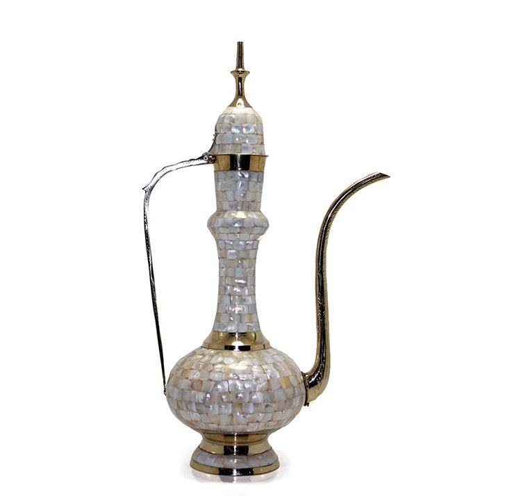 TTT Pirinç Sedefli İbrik 55 Cm