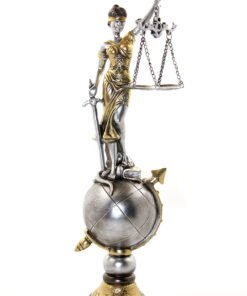 TTT Polyester Dünya Küre Üzerinde Adalet Biblosu Model 1