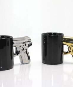 TTT Porselen Silahlı Kupa Bardak Model 4