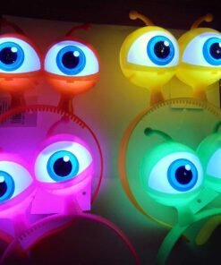 TTT RENGARENK 3 FARKLI FONKSIYONDA YANAN LED IŞIKLI UZAYLI GÖZ TAÇ