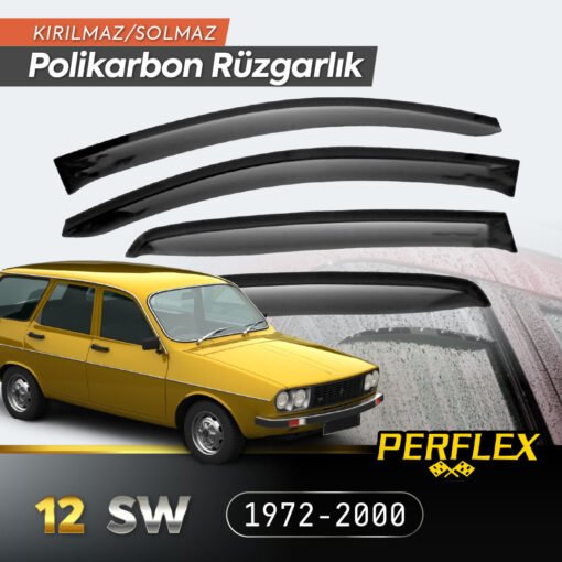 TTT Renault 12 SW 1972-2000 Cam Rüzgarlığı V2 Mugen
