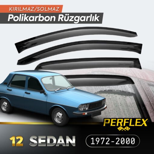 TTT Renault 12 Sedan 1972-2000 Cam Rüzgarlığı V2 Mugen
