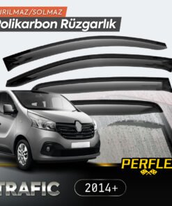 TTT Renault Trafic 2014+ Cam Rüzgarlığı V2 Düz
