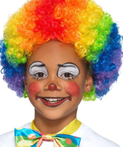 TTT Rengarenk Kıvırcık Afro Peruk Bonus Saç