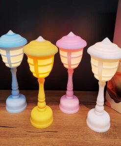 TTT Renkli Sokak Lambası Tasarımlı Led Işık