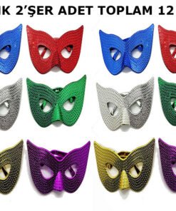 TTT Retro Maskeli Balo Parti Gözlüğü