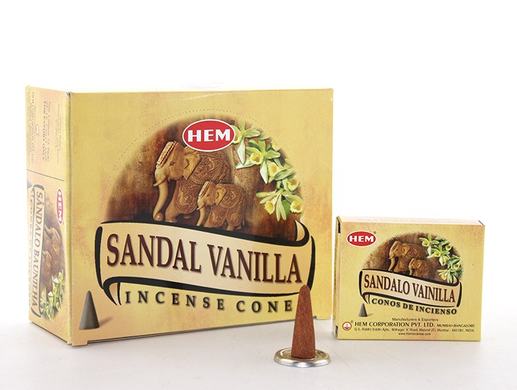 TTT Sandal Vanilla Aromalı Konik Tütsü