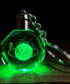 TTT Satürnlü Kız Tasarımlı Renk Değiştiren Anahtarlık