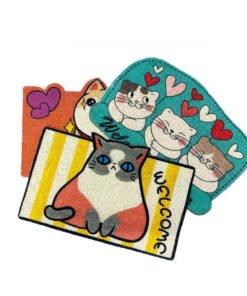 TTT Sevimli Hayvan Tasarımlı Kapı Paspası