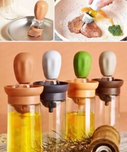 TTT Silikon Hazneli Fırçalı Yağdanlık