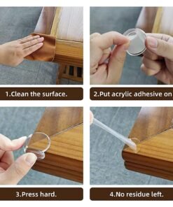 TTT Silikon Şeffaf Masa Kenarı Köşe Koruması