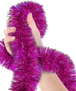 TTT Simli Parti Süsü 2 Metre Fuşya