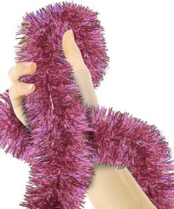 TTT Simli Parti Süsü 2 Metre Pembe