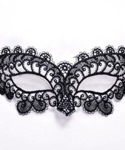 TTT Siyah Dantel Kesim Balo Parti Maskesi 10 No