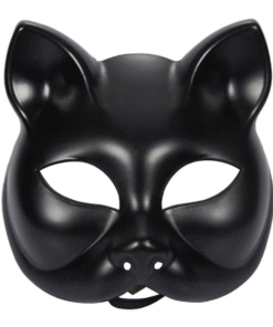 TTT Siyah Renk Lüks Kedi Maskesi