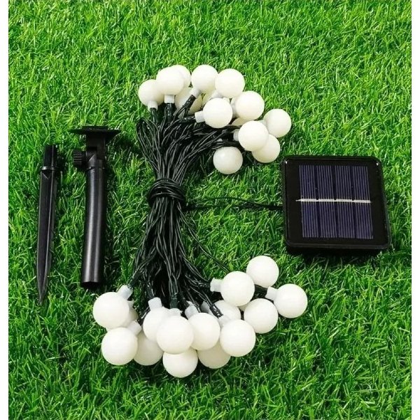 TTT Solar 5m 28 Led Top RGB Siyah Kablolu