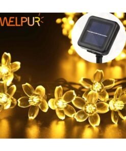 TTT Solar Çiçekli Dekoratif 30 Led Bahçe Lambası