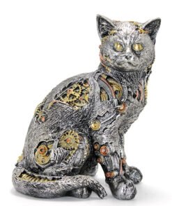 TTT Steampunk Polyester Kedi Figürü Model 1