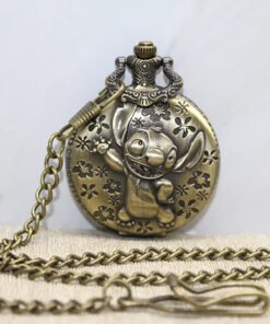 TTT Stitch Tasarımlı Köstekli Saat