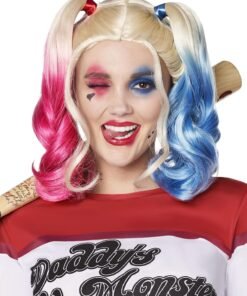 TTT Suicide Squad Harley Quinn Kostüm Peruk