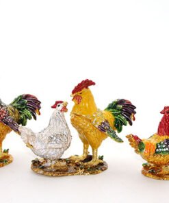 TTT Swarovski Taşlı 2'li Tavuk Model 1